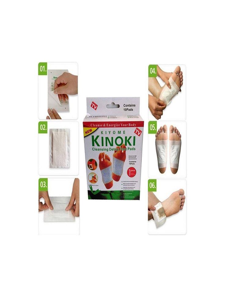 Parches Detox Kinoki 10 Unidades