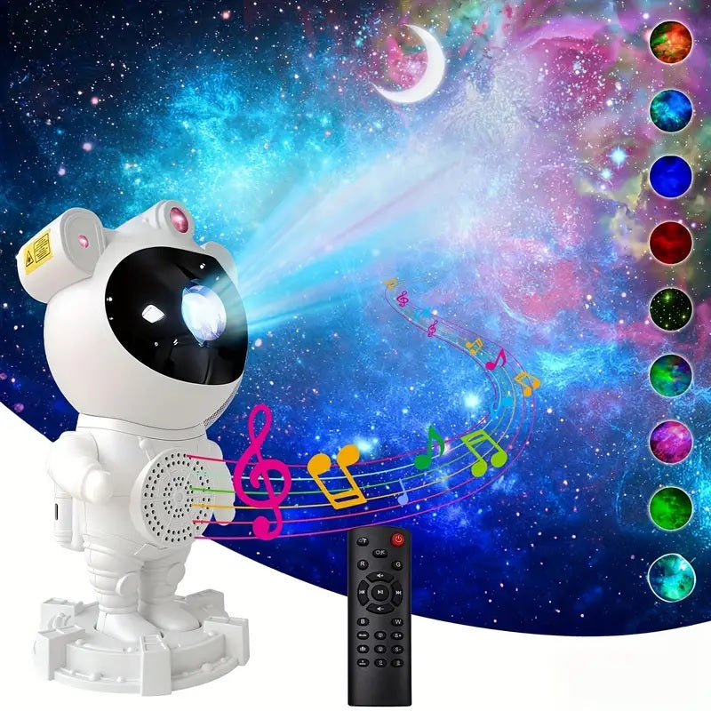 Astronauta Proyector De Galaxia Bluetooth